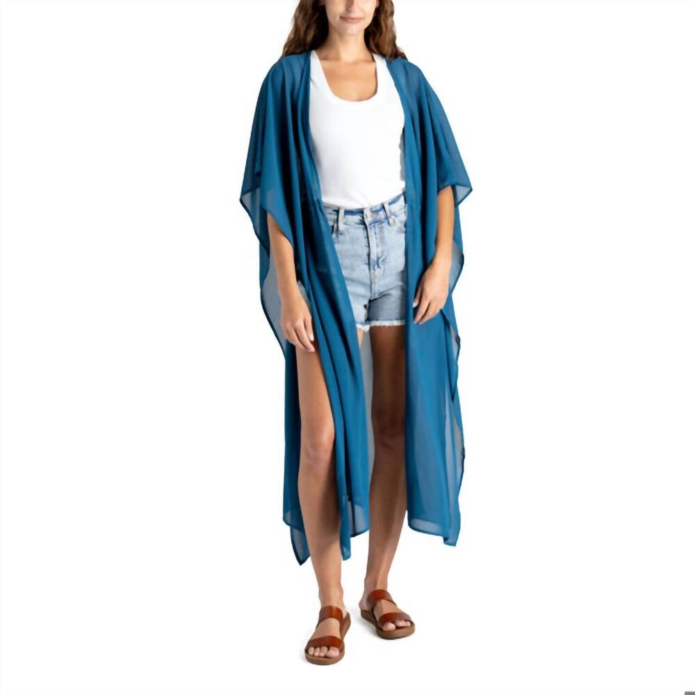 NEW ALLTHREADS women's riviera wrap in teal